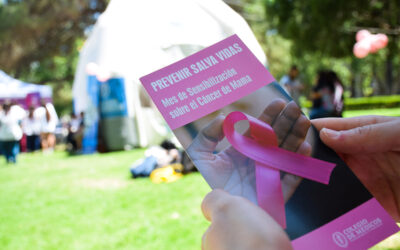 Campaña de Concientización sobre Cáncer de Mama en la Plaza San Martín