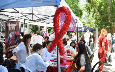 Jornada de sensibilización sobre VIH en Plaza San Martín