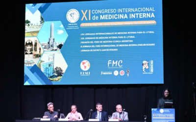 Comenzó el XI Congreso Internacional de Medicina Interna con un acto inaugural y amplia participación institucional y científica
