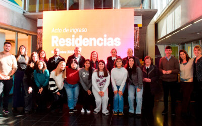 Acto de ingreso de residentes en el Acuario del río Paraná
