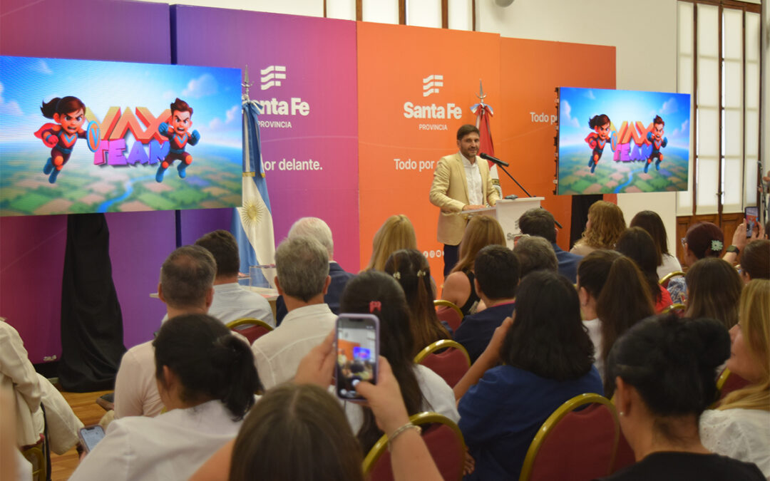 Santa Fe lanzó “Vax Team”, una estrategia integral para recuperar las coberturas de vacunación infantil
