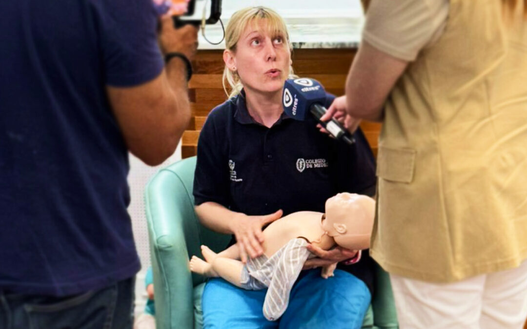 El Ce.Si.R. realizó demostraciones en vivo sobre primeros auxilios en el programa “Cada Día” de El Tres