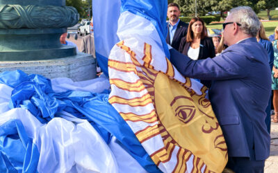 214° aniversario del primer izamiento de la bandera argentina