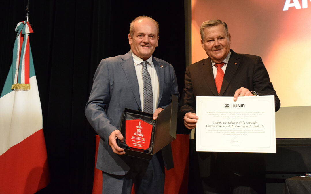 El IUNIR celebró sus 25 años y contó con la participación del Colegio de Médicos