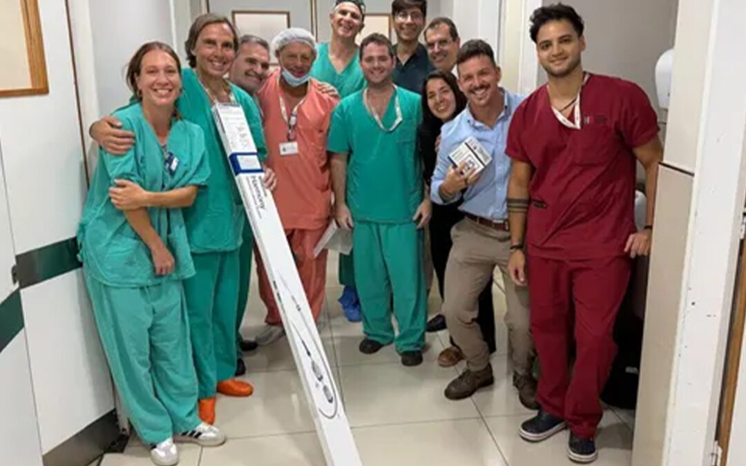 Orgullo del Colegio de Médicos: el Dr. Aníbal Gentiletti, secretario técnico de la institución, encabezó un procedimiento pionero en el país